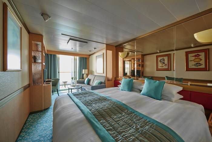 Fred. Olsen Cruise Line Bolette Balcony Suite Bedroom.jpg